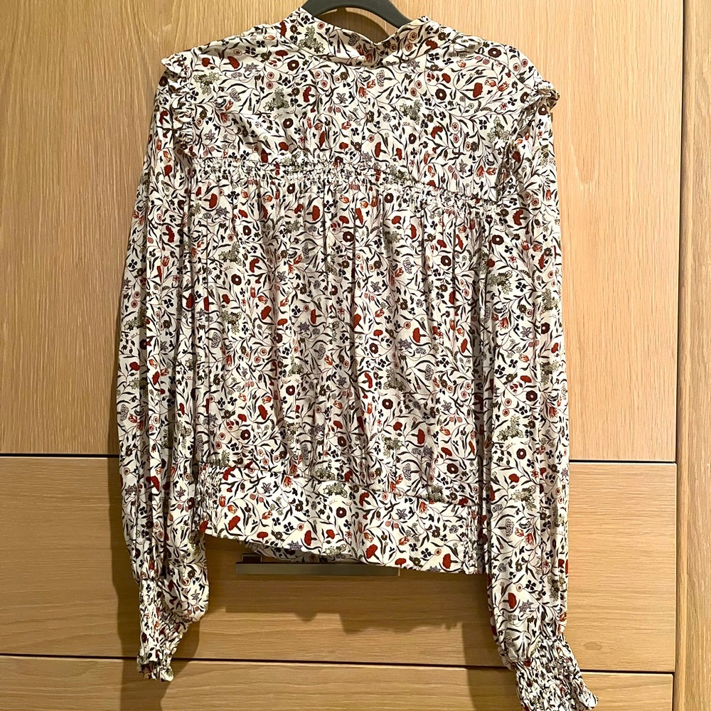 Frame long sleeve blouse